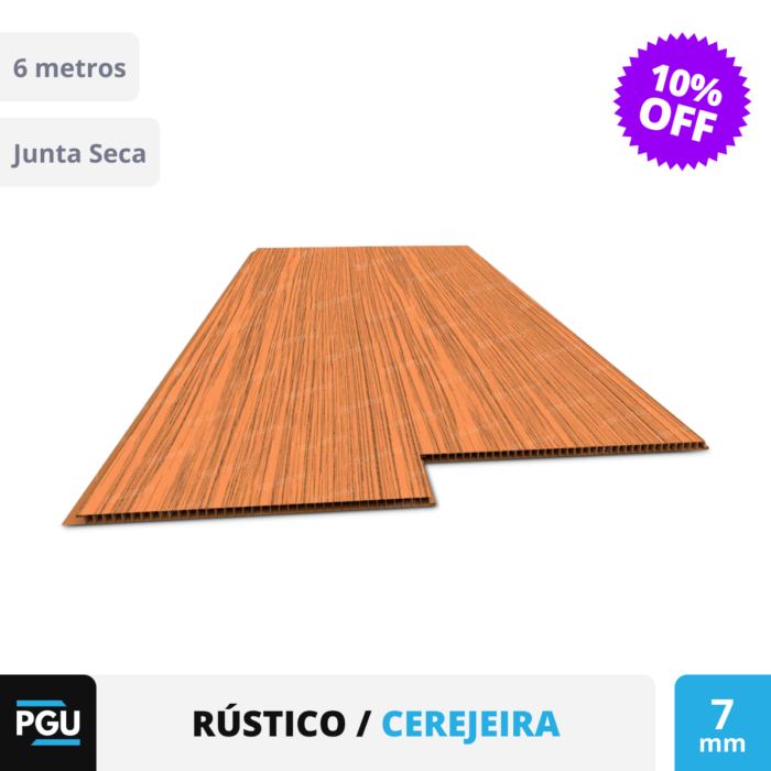 03 OFERTA Cielorraso de PVC Rústico Junta Seca 7mm