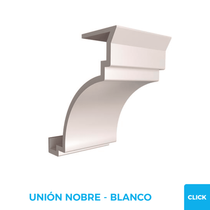 Unión Media Caña Click - PVC Plasbil