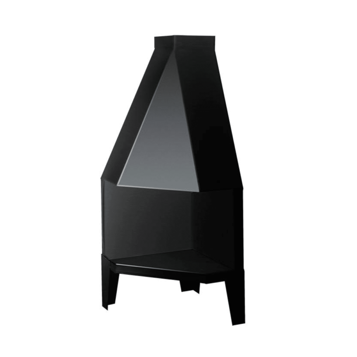 Estufa Chapa a Leña Modelo Criolla 360 + Kit de chimenea