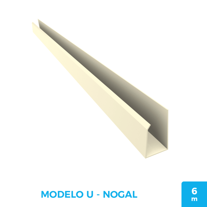 Perfiles de PVC - Modelo U 6m - Imagen 3
