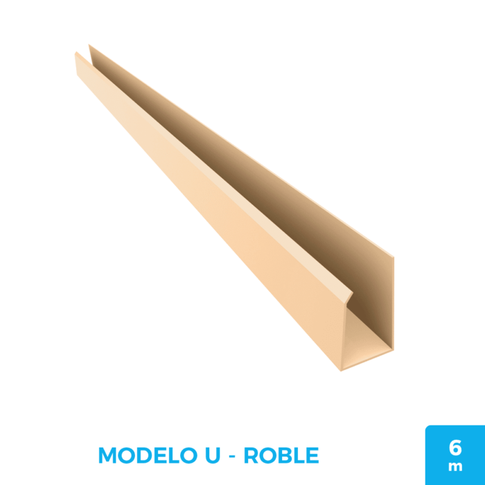 Perfiles de PVC - Modelo U 6m - Imagen 2