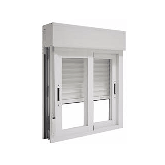Ventanas de Alumino serie 20 con la persiana en PVC incorporada
