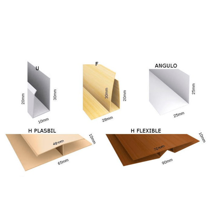 Perfiles de PVC - Modelo H Flexible - Imagen 7